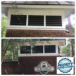 Image: Before & After Northbay Madison Homeowners Association Entrance Pressure Washing