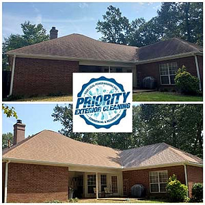 Priority Exterior Cleaning LLC provides Brandon, Mississippi's Best Roof Cleaning Services. Our soft wash technique and proprierty cleansers are best for safe roof cleaning with no damage.