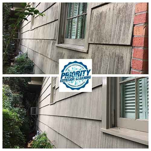 Image: Priority Exterior Cleaning, LLC. Residential Exterior Surface Cleaning to Remove Mold & Mildew